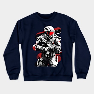 Futuristic Soldier Crewneck Sweatshirt